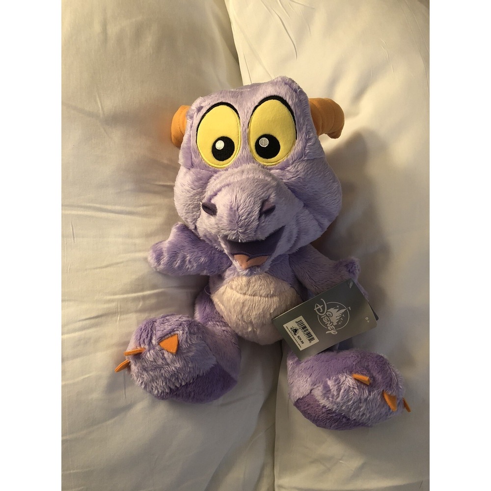 Walt Disney Parks Big Feet Figment 10" Plush Stuffed Toy - NEW